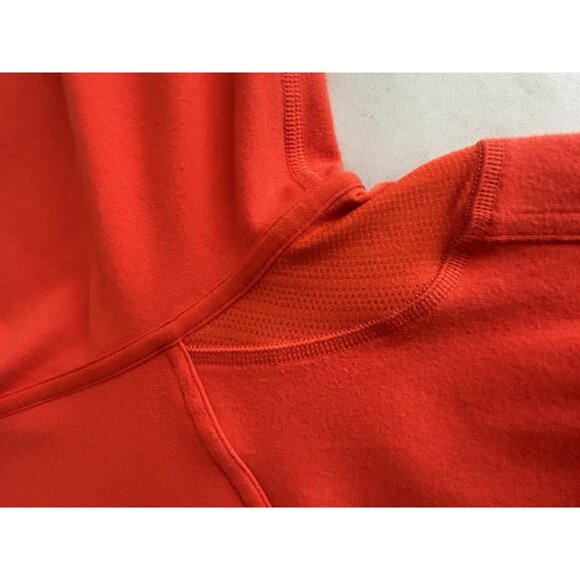 Lululemon Luon Men's Full Zip Jacket Orange Size Medium Active Sports Workout - Picture 11 of 12